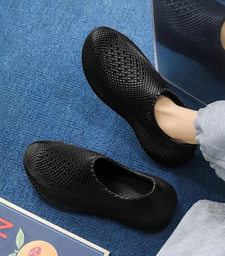 Miniatura 6 de Zapatos de chef de trabajo antideslizantes unisex para exteriores, soporte de arco para trabajo, puntera cerrada, zuecos de cocina, sandalias