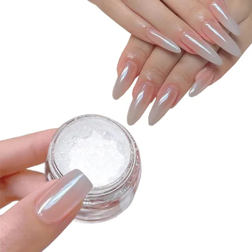 Miniatura 9 de 12 botellas de uñas con purpurina de azúcar en polvo holográfico brillante de azúcar para uñas, decoración de uñas, manualidades