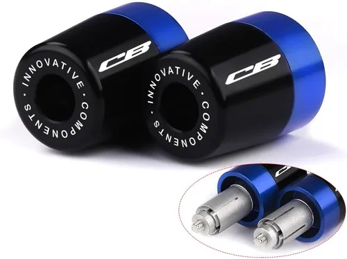 Miniatura 9 de Extremos de barra de manillar, empuñaduras de mano, tapas de enchufe compatibles con Honda CB 650R/1000R/650F Manillar de motocicleta Grip End cb