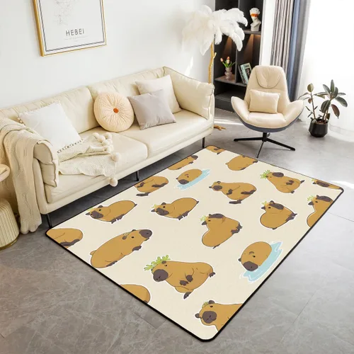 Miniatura 8 de Lake House - Alfombra rústica de 3 x 5 pies para niños, para sala de estar, para niños y niñas, decoración de reglas del lago, alfombra decorativa