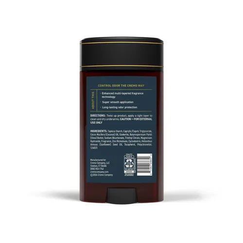 Miniatura 7 de Cremo Palo Santo - Desodorante sin aluminio para hombres, protección contra olores de larga duración de 48 horas, 2.65 onzas