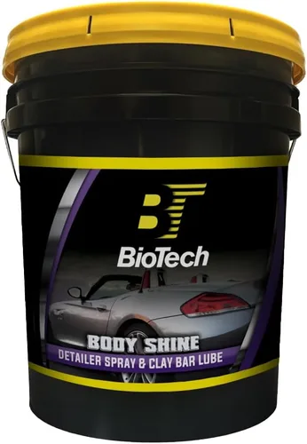 BioTech Body Shine Detailer Spray, lubricante en aerosol, brillo rápido, spray de detalles, cubo de 5 galones (2)