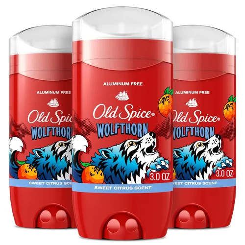 Miniatura 13 de Old Spice Desodorante sin aluminio para hombres, protección contra olores 24/7, frescura 24/7 y aroma duradero, se pone transparente, Krakengard