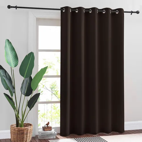 Miniatura 54 de RYB HOME - Cortinas opacas para patio - Cortinas con ojales sólidos, paneles de ventana grandes, eficiencia energética, cortinas de privacidad