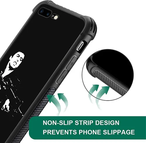 Miniatura 7 de Compatible con funda para iPhone 6 Plus/6s Plus,Bite Your Teeth Diseño de patrón asombroso, funda trasera dura de PC anti-arañazos y a prueba