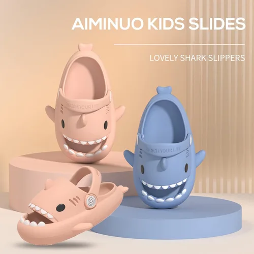 Miniatura 5 de AIMINUO Sandalias de verano para niños pequeños, sandalias antideslizantes para la ducha, playa, piscina, sandalias blancas para niños y niñas