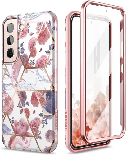 Miniatura 9 de SURITCH Funda para Samsung Galaxy S22 Plus, [protector de pantalla integrado] Protección de cuerpo completo a prueba de golpes, resistente, delgada