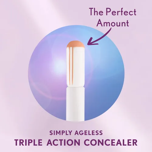 Miniatura 6 de COVERGIRL Corrector de triple acción Simply Ageless ligero, paquete de 1 Claro