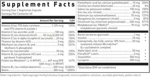 Miniatura 2 de Douglas Laboratories Ultra Preventive 1 Daily Suplemento multivitamínico y mineral para apoyar la producción de energía, la función inmunológica