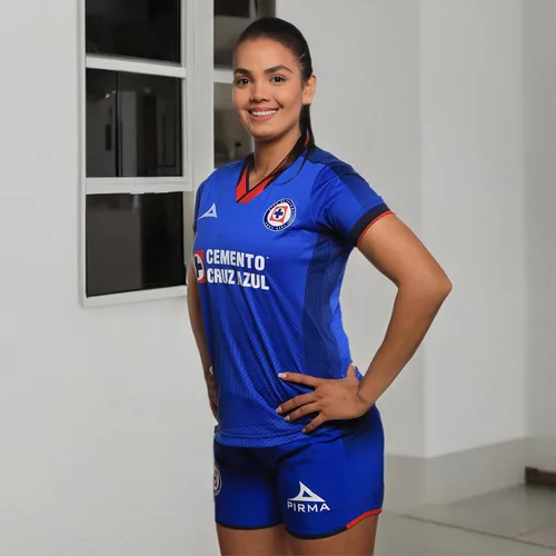 Miniatura 2 de Camiseta de fútbol para mujer Cruz Azul Temporada 2023/2024 Azul Real/Azul Marino