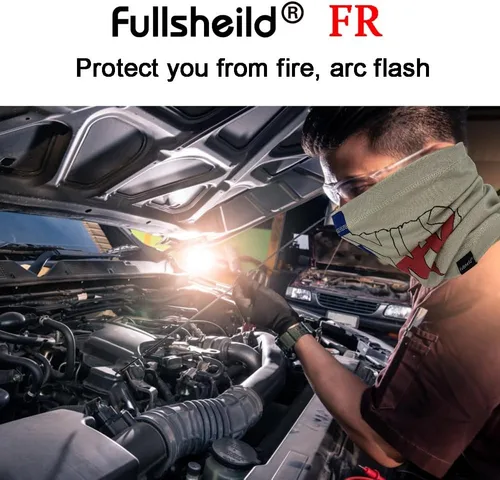 Miniatura 43 de Fullsheild FR - Máscara facial resistente al fuego, cubierta completa, polaina para el cuello, para soldar, caza, ejército, trabajo militar