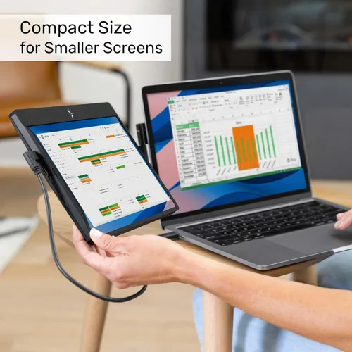 Miniatura 5 de SideTrak Monitor Portátil Giratorio de 12.5" para Laptop, Bisagra Giratoria Patentada, Extensor de Pantalla de Laptop Pantalla Dual FHD