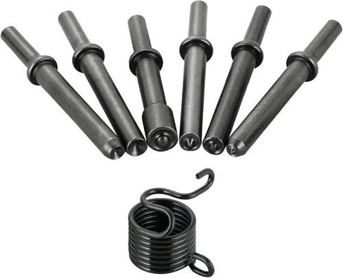 Miniatura 7 de Kit de herramientas de martillo de remache de aire, gran resistencia para alisar neumático, martillo de remache de aire de acero de alto carbono