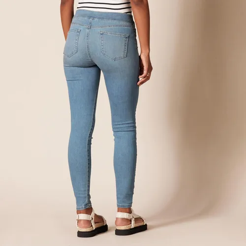 Miniatura 3 de Tienda Essentials Jegging elástico de tiro medio para mujer (disponible en tallas extragrandes)