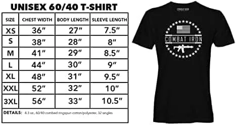 Miniatura 7 de Combat Iron Good Guy with a Gun - Camiseta con gráfico de cómic dibujado a mano para hombre
