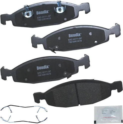 Miniatura 303 de Pastillas de freno delanteras cerámicas Bendix Priority1 CFC2302 para Hyundai Elantra 2021, Sonata 2022-2020, Kia K5 2023-2021