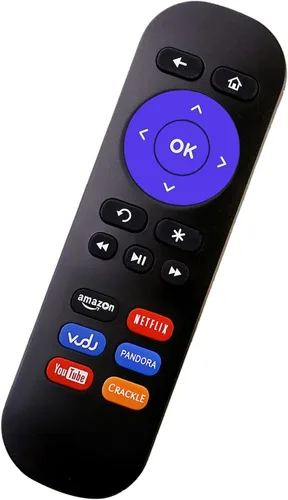 Miniatura 2 de Mando a distancia de repuesto para Roku Box Modelo: Roku 1, Roku 2 (HD, XD, XS), Roku 3, Roku LT, HD, XD, XDS, Roku N1, Roku Express, Roku Express+