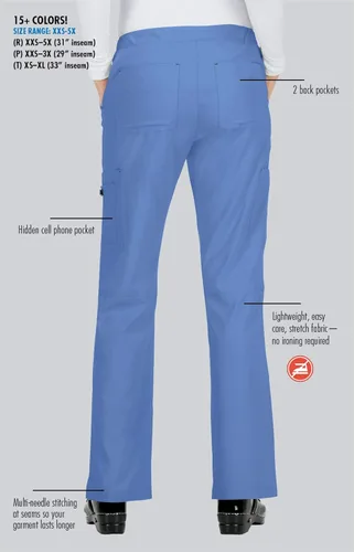 Miniatura 4 de KOI Basics - pantalón médico de cintura baja y cómodo para mujer