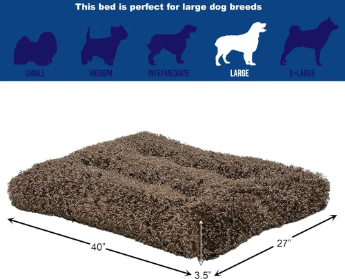 Miniatura 4 de Camas de mascotas para perros y gatos Quiet Time Deluxe Ombre; cómoda felpa sintética para perros y gatos, 30 - pulgadas, CoCo Chic