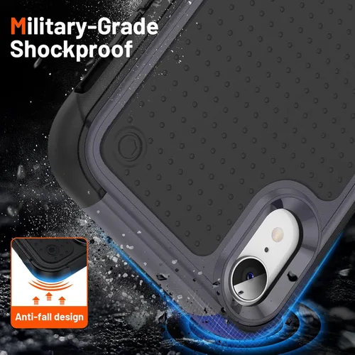 Miniatura 41 de Jeylly Funda para iPhone SE/Funda para iPhone 5S, Exterior de Plástico Duro que Absorbe Golpes + Interior de Silicona de Goma Defensor contra