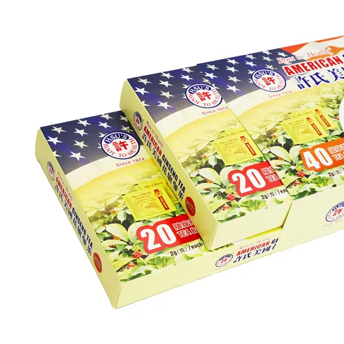 Miniatura 4 de Hsu's Bolsas de té de ginseng americano 100% sin cafeína cultivada en Wisconsin, vegano, sin gluten, té de hierbas para el bienestar, 40 bolsas