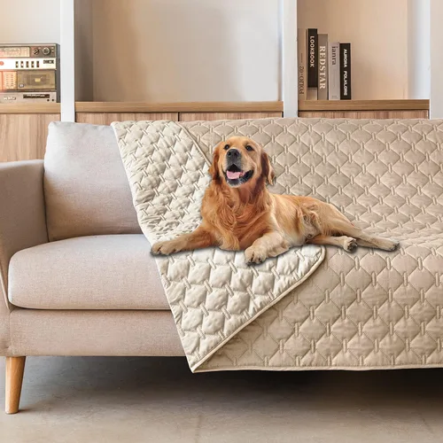 Miniatura 90 de gogobunny Manta 100% Impermeable de Doble Cara para Perros, Cubierta Suave para Cama de Mascotas, Reversible, Protege Muebles, Sillón, Sofá, Coche