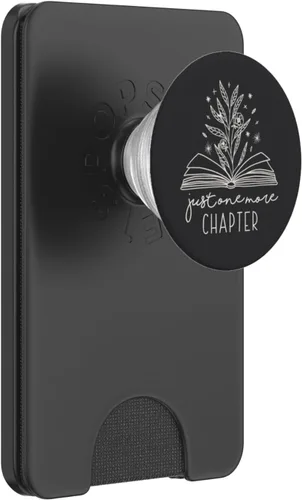 Miniatura 7 de Just One More Chapter Floral Book Lover Diseño de Lectura PopSockets Estándar PopGrip