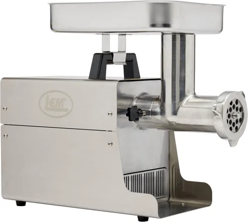 Molinillo de carne eléctrico Big Bite de acero inoxidable, marca LEM Products