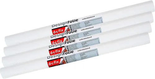 Miniatura 14 de d-c-fix 346-0001-3PK - Película autoadhesiva decorativa, color blanco mate, rollo de 17 x 78 pulgadas, paquete de 3