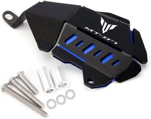 Miniatura 4 de Para MT07 FZ07 2014-2023 motocicleta CNC bomba de agua protección protección cubiertas mt 07 fz 07 accesorios color azul
