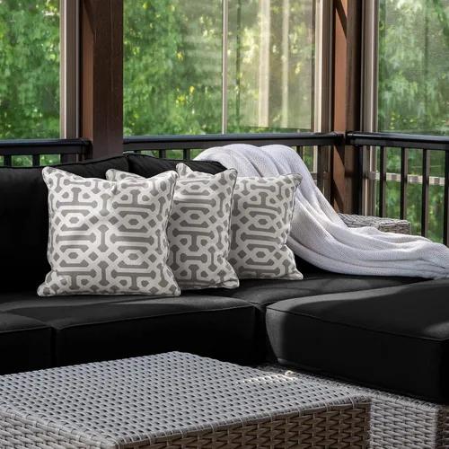 Miniatura 6 de Patelai 11 piezas de fundas impermeables para cojines de patio para muebles seccional de exterior de mimbre de ratán, sofá de patio, silla, fundas
