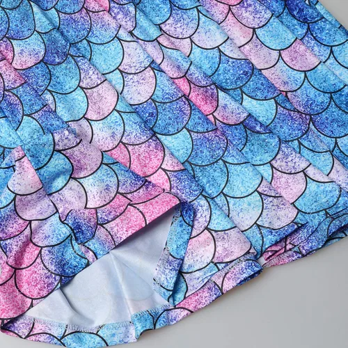 Miniatura 23 de Jxstar Vestidos de flores a juego para niñas y muñecas, sin mangas, verano, 18 pulgadas, ropa para muñecas