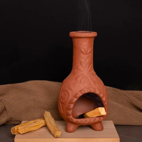 Miniatura 17 de MOUGIGI Soporte de Palo Santo Hecho a Mano y Quemador de Conos de Incienso - Elegante Accesorio para Limpias de Salvia con Capacidad para Rituales