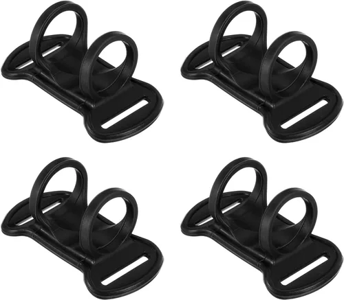 Miniatura 6 de PATIKIL Soporte para linterna frontal, 4 piezas de silicona suave de alta elasticidad, manos libres, soporte de repuesto para linterna exterior
