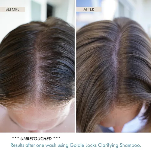 Miniatura 5 de Goldie Locks Champú clarificante, desintoxicante de limpieza profunda sin sulfatos para el cuero cabelludo y el cabello, elimina la acumulación