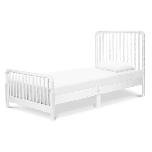 Miniatura 11 de Davinci Jenny Lind - Cama individual con postes de husillo de madera en ébano - Listones de soporte de colchón incluidos