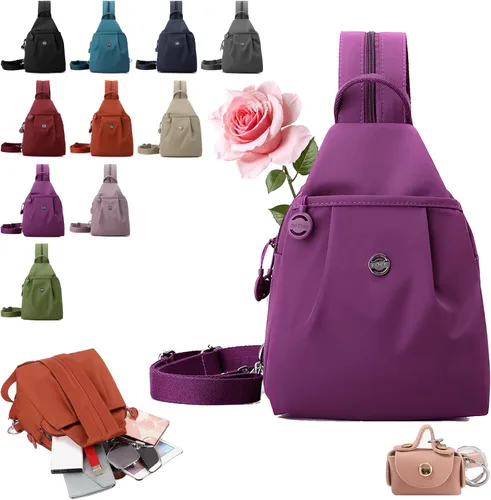 Miniatura 12 de Bolsa de viaje antirrobo premium 3 en 1 2025, bolsa de viaje de 2 vías con correas convertibles e impermeable para mujer