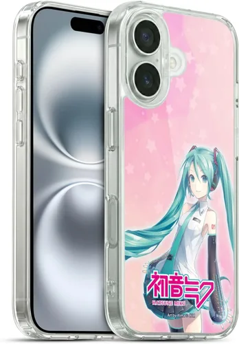 Miniatura 118 de Head Case Designs Licencia Oficial Hatsune Miku Gráficos Lindos Carcasa de Gel [Protección de Grado Militar] Compatible con Apple iPhone 7