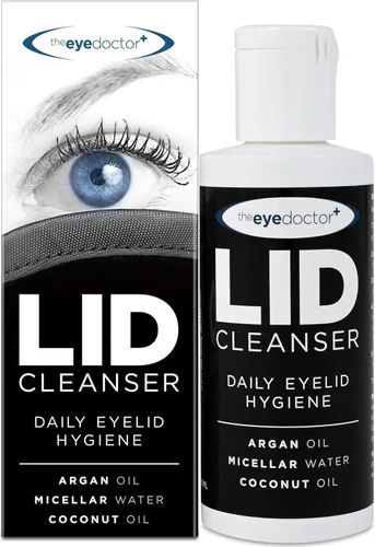 The Eye Doctor Limpiador de párpados - Limpiador de párpados para eliminar residuos y maquillaje de párpados - Adecuado para ojos sensibles -