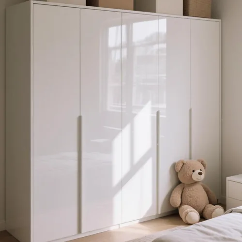 Miniatura 5 de Kitico Papel de contacto blanco de 15.7 x 197 pulgadas, papel tapiz blanco brillante para encimera/gabinete, papel de pared autoadhesivo extraíble