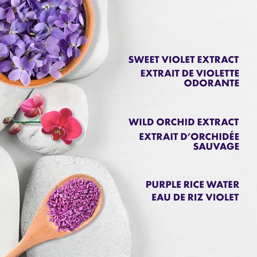 Miniatura 3 de SheaMoisture - Champú para el cuidado del color y el agua de arroz morado para cabello dañado, 13.5 onzas líquidas