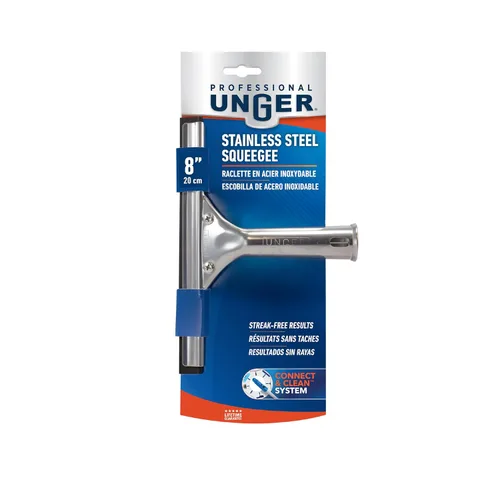 Miniatura 10 de Unger Escobilla profesional de acero inoxidable resistente, 12 pulgadas, color plateado