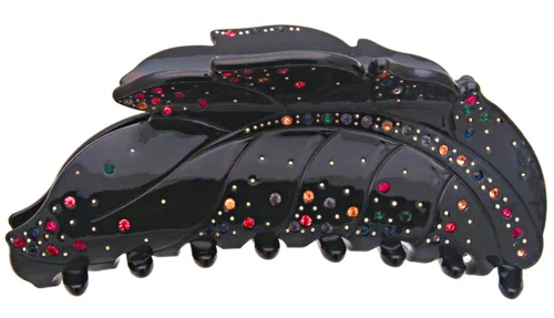 Fashion & Lifestyle Pinza para el cabello de 5 pulgadas para mujeres y niñas, grande, pinza bastante fuerte, pasador antideslizante, agarre hacia