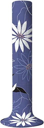 Cubierta antipolvo para ventilador de torre para ventilador de 37 a 47 pulgadas, funda protectora lavable con patrón de flores azul oscuro