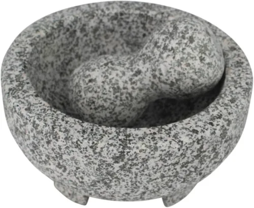 IMUSA USA Granite Molcajete - Molinillo de especias de 6 pulgadas, color gris