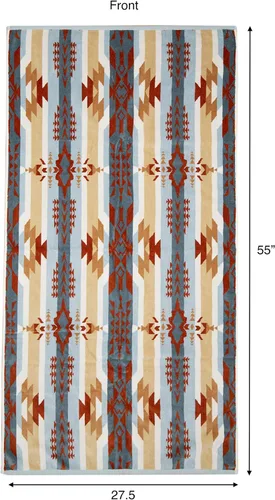 Miniatura 2 de Carstens, Inc. Pecos Southwestern Decor - Toalla de baño, tamaño grande