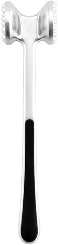 Miniatura 2 de Restaurantware Met Lux - Ablandador de carne, 1 mazo de carne de doble cara, superficies texturizadas, mango ergonómico, picador de carne