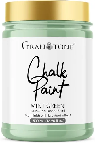 Miniatura 61 de GRANOTONE Pintura a la tiza para muebles Pintura acrílica a base de agua con acabado mate para madera, paredes, metal, vidrio, papel, lienzo