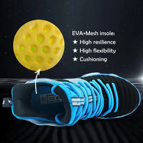 Miniatura 5 de JMFCHI FASHION - Zapatos de baloncesto para niños, tenis de alta calidad para deportes al aire libre, Zapatos antideslizantes para niños pequeños