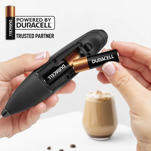 Miniatura 94 de Zulay Milk Boss Espumador de leche potente manual, hace espuma para latte, batidor para mezclar bebidas, café, miniespumador para capuchino, frappé